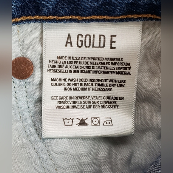 Agolde Women's Denim Dark Wash Jeans Size 31 - Picture 9 of 10